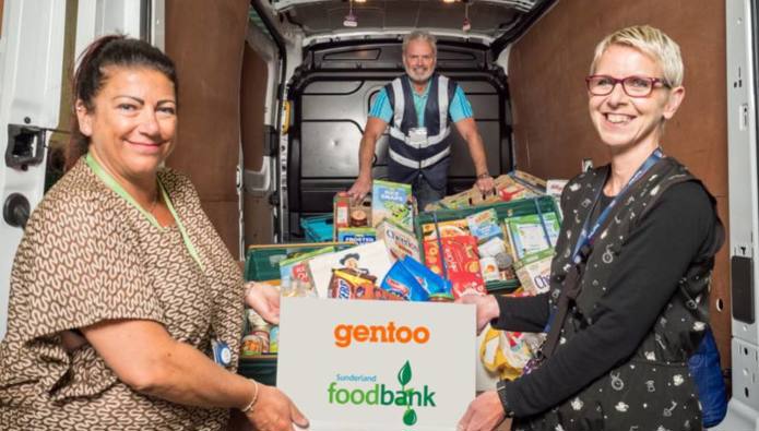 Businesses work together to supply vital food parcels