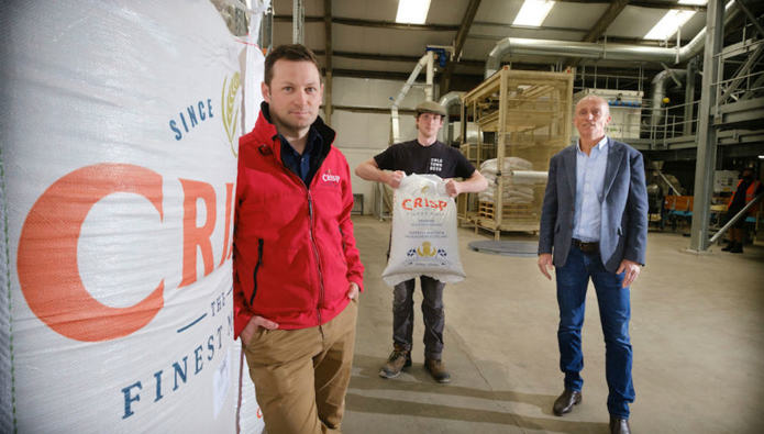 Crisp supports sustainability, Scottish farming and craft brewers